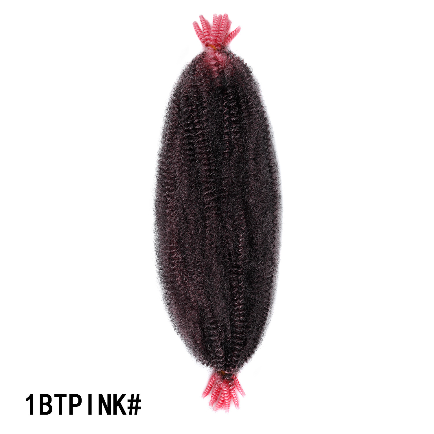 Extensiones de Cabello Rizado Afro Crochet de 24 Pulgadas Fibra Sintética de Alta Temperatura image 12