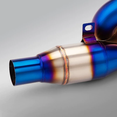 Motorcycle exhaust pipe: AR tail section silencer, non-destructive