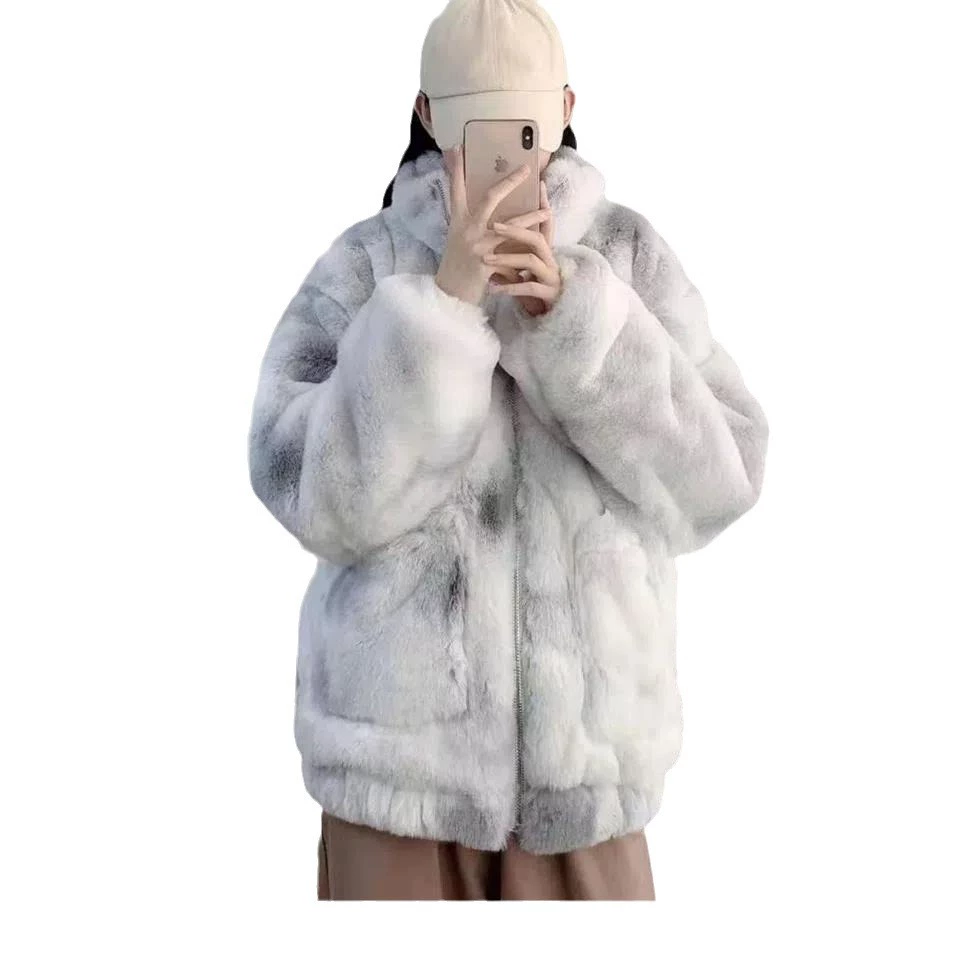 Плюшевая зимняя куртка, стиль Chanel, оверсайз