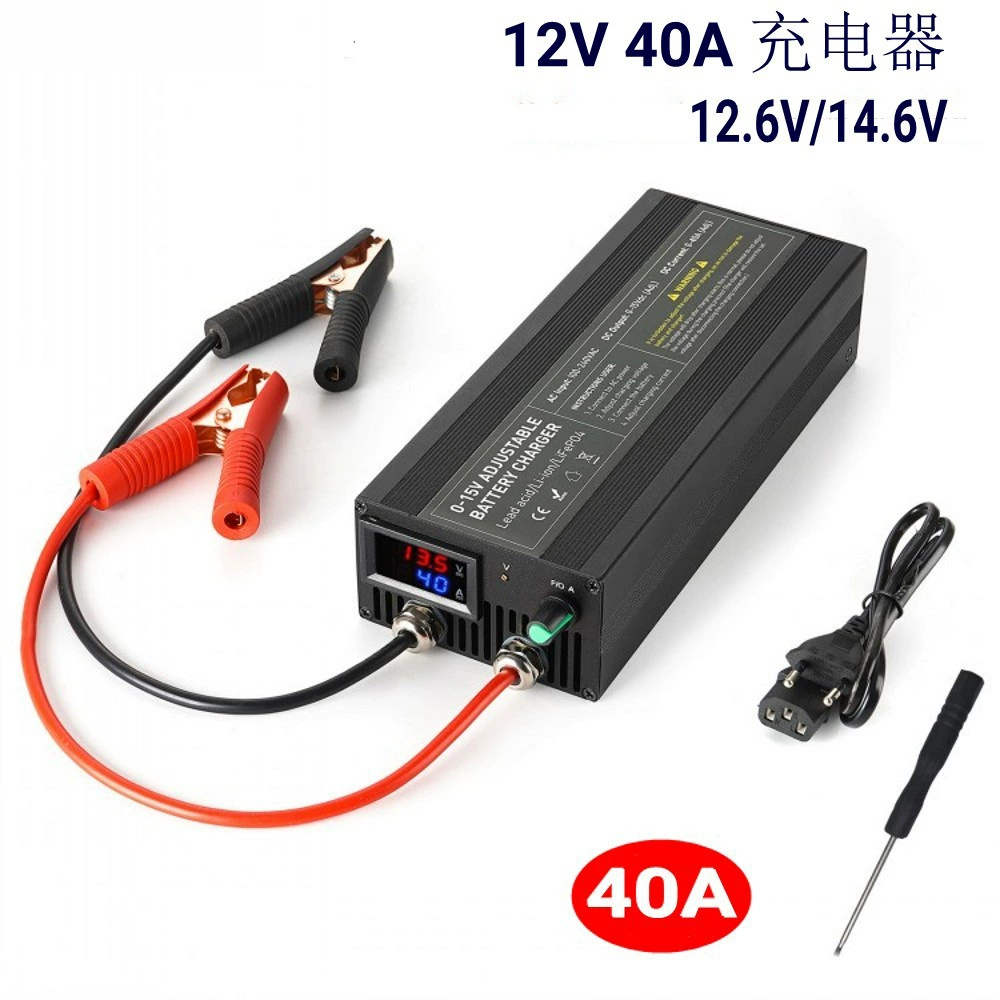 Аккумулятор-зарядное устройство 12В LifePo4 регулируемое 40/60/85A, регулируемое зарядное устройство железо