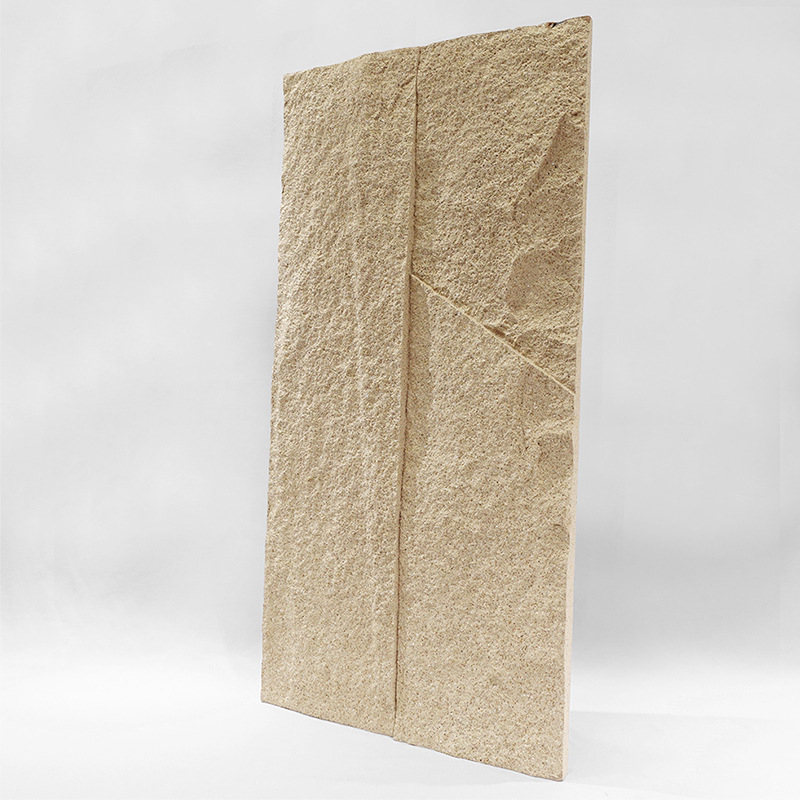 PU transfronterizo cuero de piedra oblicua roca de noche artificial cuero de piedra artificial ligero piedra cultural pu piel de piedra de hongo suministro directo de fábrica