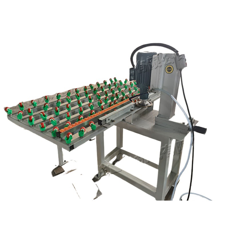 Máquina rectificadora de borde lineal pequeña de una sola cabeza Máquina rectificadora gruesa de vidrio de puerta y ventana de escritorio Máquina de borde de pico de pato lineal de vidrio hueco