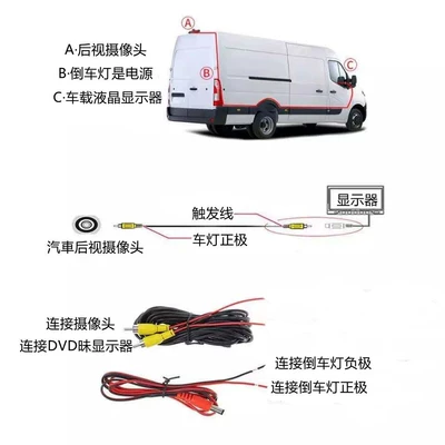 Vehicle camera: night vision car reversing image
