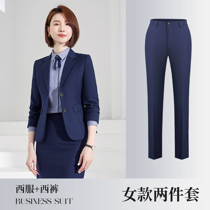 Men's classic suit, black blue jacket, overall