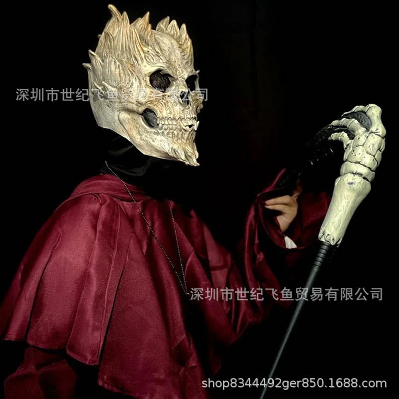 Amazonas cráneo Guerrero máscara muerte cráneo demonio horror tocados Halloween transfronteriza estación independiente