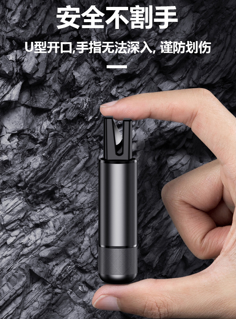 Yiju window breaker emergency high-hardness escape metal tungsten steel safety hammer life-saving hammer head for car safety