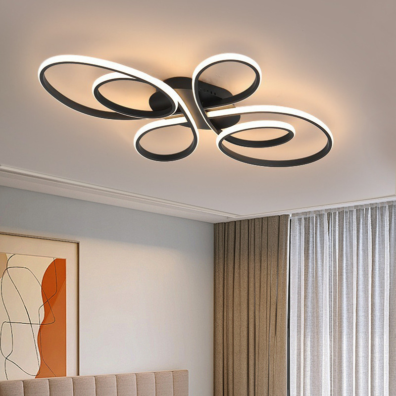 Modern Simple Chinese Knot Ceiling Lamp Black and White Living Room Bedroom Kitchen Ceiling Lamp LED Indoor Lighting Fixtures Modern Simple Chinese Knot Ceiling Lamp Black and White Living Room Bedroom Kitchen Ceiling Lamp LED Indoor Lighting Fixtures