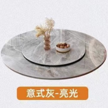 Mesa y silla de comedor de tabla de roca ligera de estilo italiano de lujo, combinación de mesa y silla de comedor de apartamento rectangular moderno y simple.