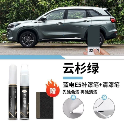 Blue Electric E5 Touch-Up Pen Car wax - special-for-blue-electric-e5-spruce-green-touch-up-pen-varnish-pen-matte-paper