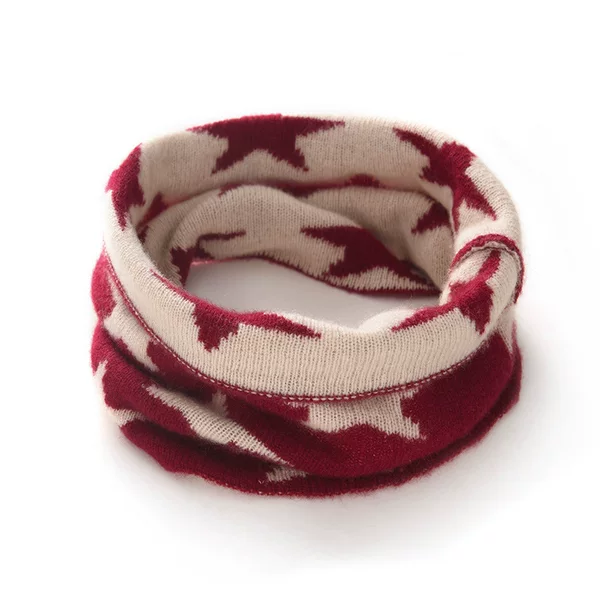 Autumn and winter cashmere neck warmer, unisex, color-blocked design, warm and protective, faux collar, cross-border knitted scarf, factory wholesale