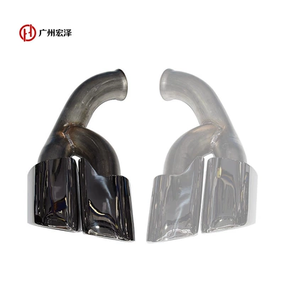 Porsche Cayenne 15-17: Car muffler - silver-left-or-right-optional