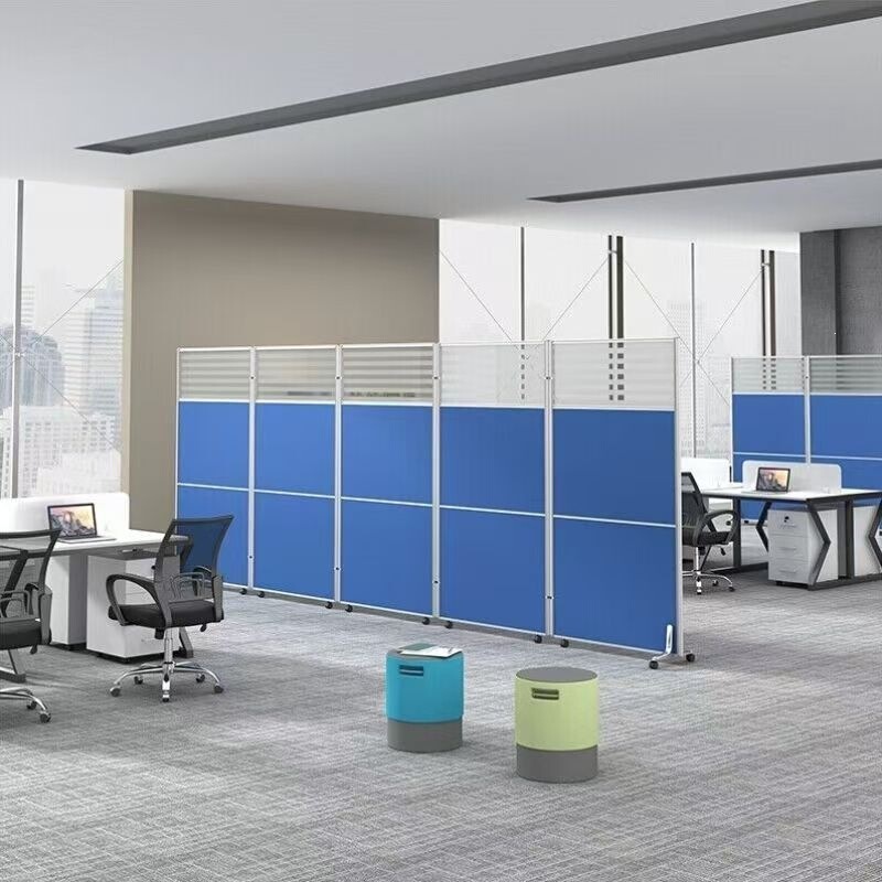 Office screen partitions, movable and foldable office partitions, workshop aluminum alloy partitions, screen partitions, fake walls Office screen partitions, movable and foldable office partitions, workshop aluminum alloy partitions, screen partitions, fake walls