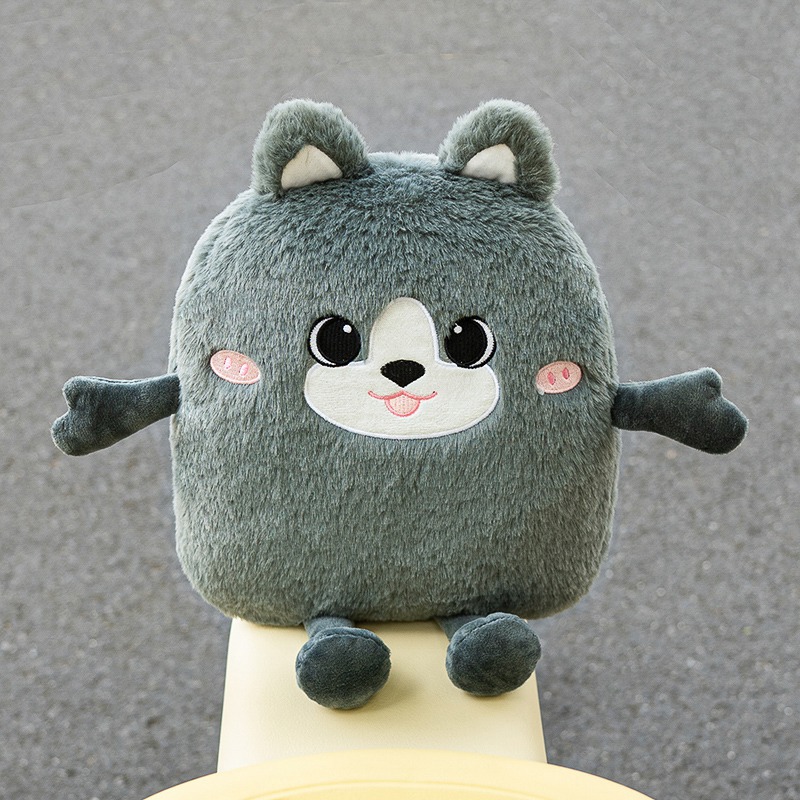 Cojín anticolisión para automóviles eléctricos, cojín protector del asiento infantil delantero, cojín de protección para automóviles de baterías, muñecas de reposaca anticolisión para bebés