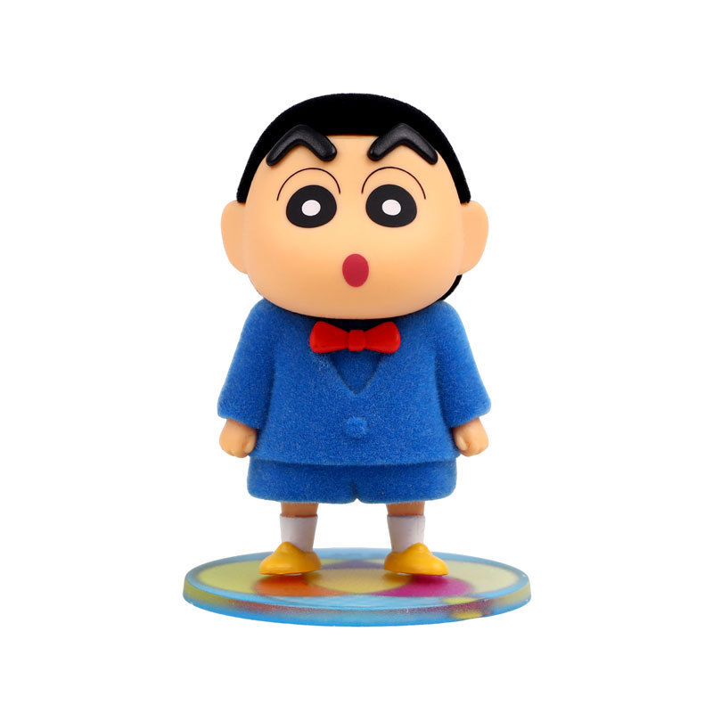 正版蜡笔小新盲盒摆件潮流车载手办家居桌面卡通装饰品公仔玩偶|undefined
