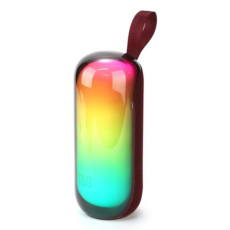 クロスボーダー新 TG448 Bluetooth スピーカー RGB 雰囲気ライトポータブルオーディオサブウーファーカードファッションギフトオーディオ|undefined