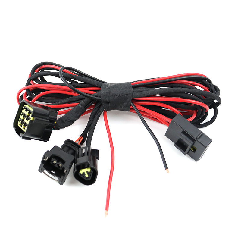 汽车驻车加热器线束电源线配件油泵连接线3线开关三角插头7线插头