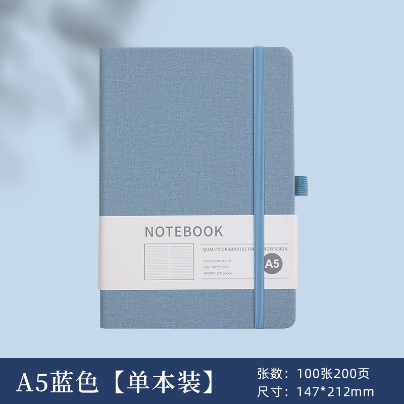 笔记本定制a5商务加厚办公用绑带日记本a6随身口袋本皮面记事本子|undefined