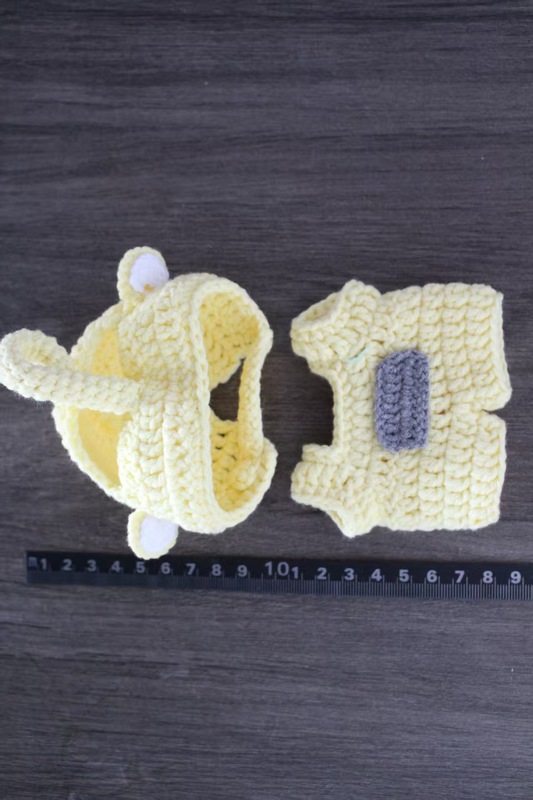 既製ベビー服ラブブベビー服 15-17cm 手作りかぎ針編み服ラブブベビーかわいい装飾アクセサリー|undefined