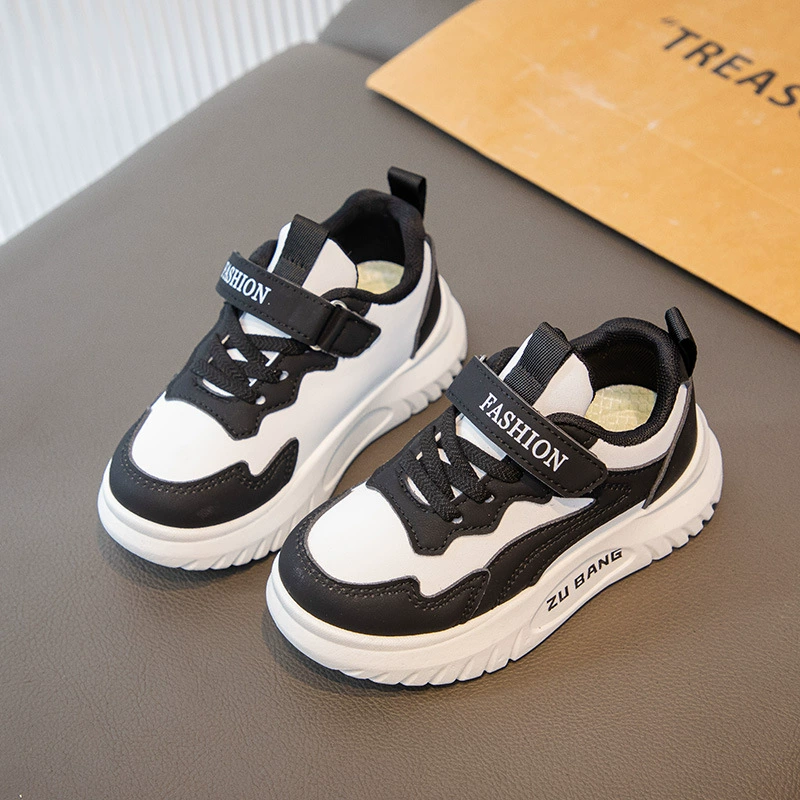 2025 весна и осень новые детские туфли для мальчиков маленькие белые туфли для мальчиков