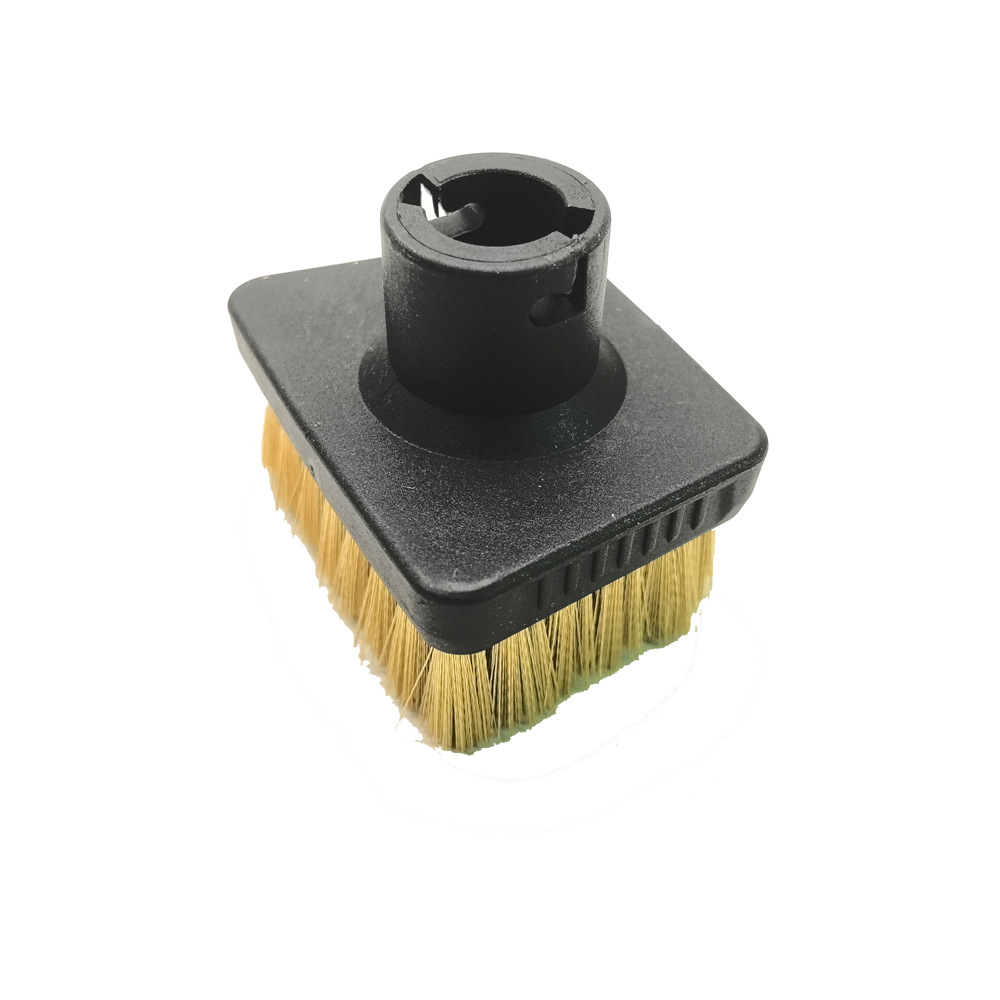Adecuado para accesorios de vapor Karcher Kach, trapo, trapo, accesorios de vapor Karcher, cepillo redondo pequeño, cepillo de cobre