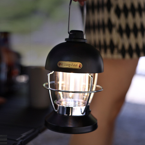 SunnyFeel LED multifunctional outdoor light camping light USB charging portable retro camping atmosphere light