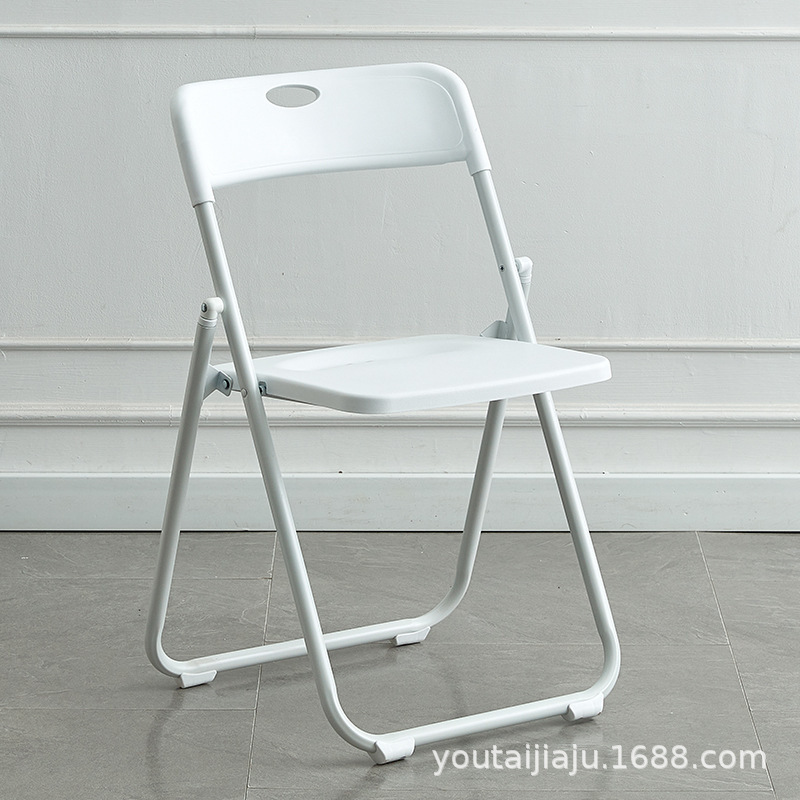 Folding chair back chair household dining chair portable chair plastic dining chair training chair conference chair staff chair