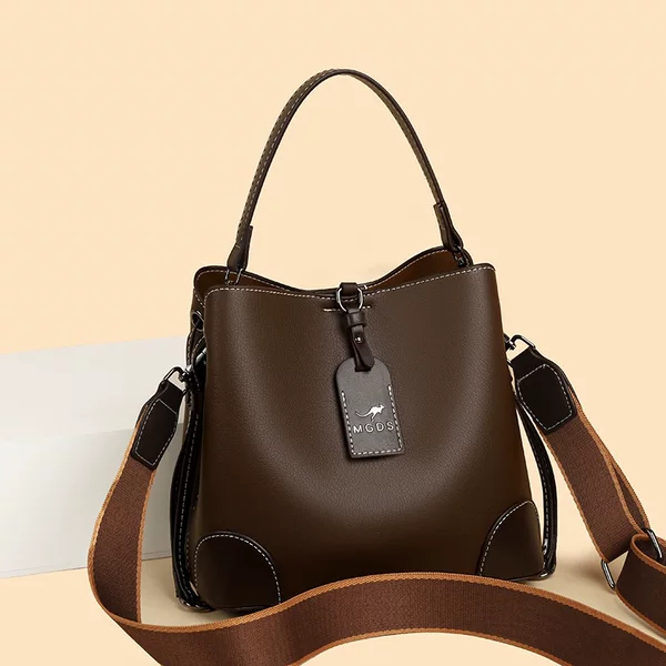 Bucket Bag 2024 New Trendy Large-Capacity Fashionable Shoulder Crossbody Bag for Women Practical Versatile Commuter Casual Bag