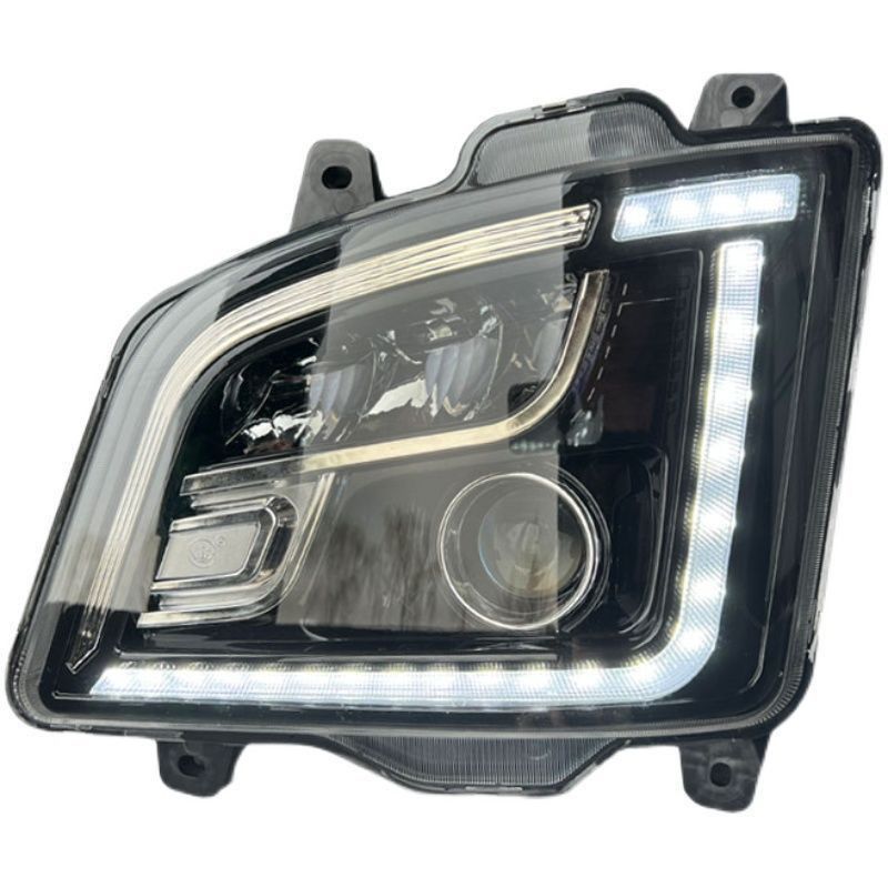 Es adecuado para liberar el conjunto de faro JH6 LED láser superbrillante de doble lente LED con luz diurna FAW JH6