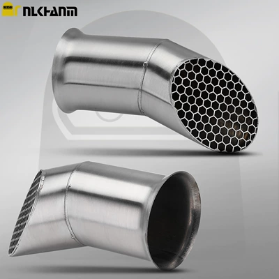 with Small Mesh Tip – Motorcycle exhaust pipe