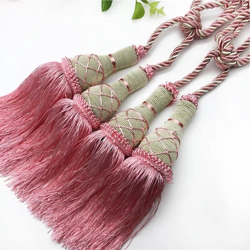 Flower Ball tennis curtain small tie ball tie rope tie buckle decorative color tassel curtain decorative tie ball hanging accessories