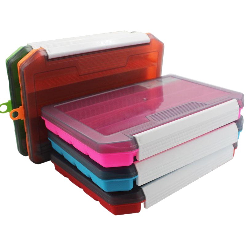 Equipo de pesca inserto de una sola capa Luya cebo Caja de Herramientas caja de cebo con función de inserción accesorios de cebo caja de almacenamiento caja de gancho