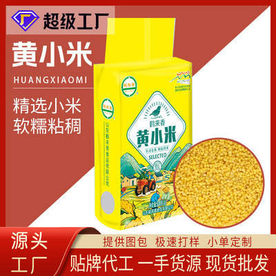 Yellow millet 500g*2 wholesale bulk Shanxi fresh rice Farm Cephalostachyum millet Grain Cereal porridge Coarse grains