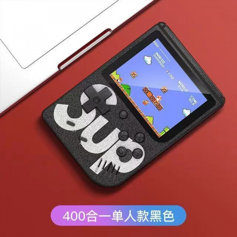 Juegos de mano SUP 400 en uno Juegos electrónicos para niños Nuevo clásico nostálgico Juegos recargables para dos jugadores