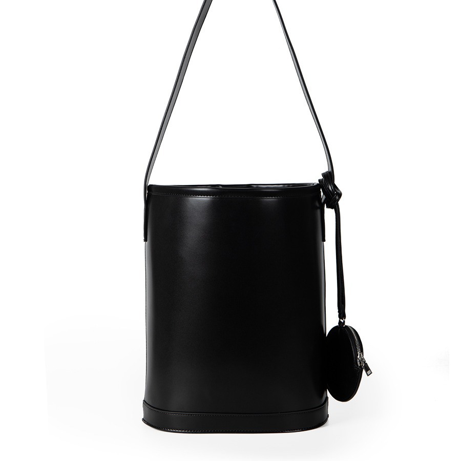 Exquisite and fashionable summer casual cylindrical bag for women, large capacity single shoulder bucket bag, niche_voghion.com