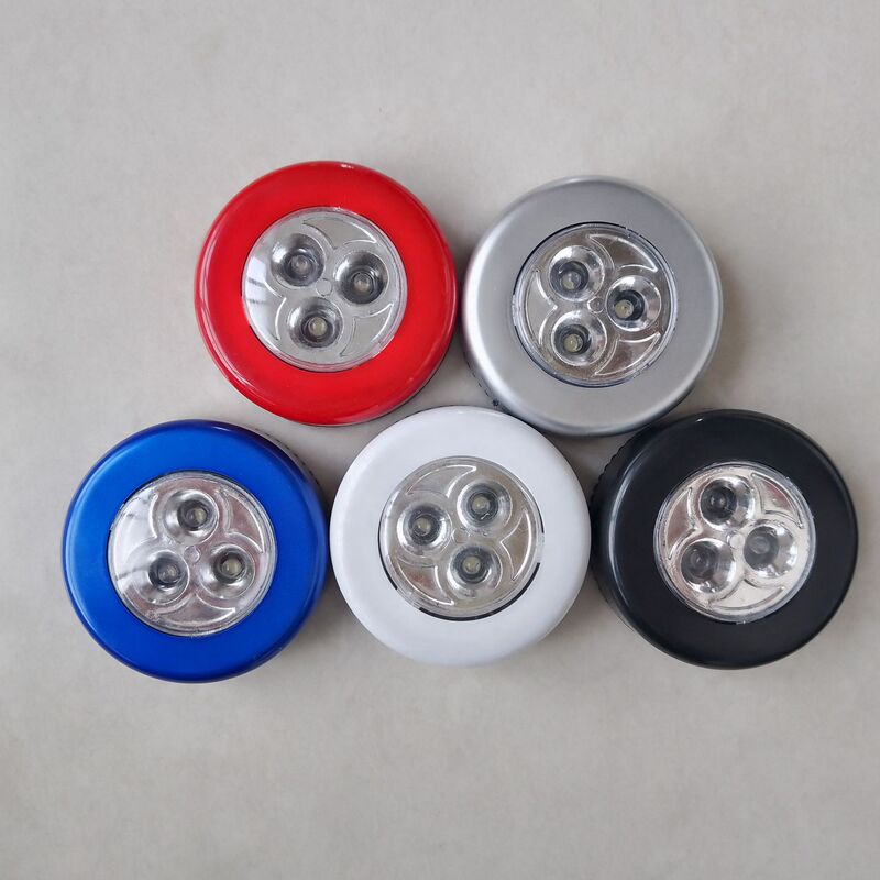 Emergency Wall Light, Cabinet Night Light, 3Led Touch Tap Light, Car Emergency Trunk Light, Round Bedside Lamp Emergency Wall Light, Cabinet Night Light, 3Led Touch Tap Light, Car Emergency Trunk Light, Round Bedside Lamp