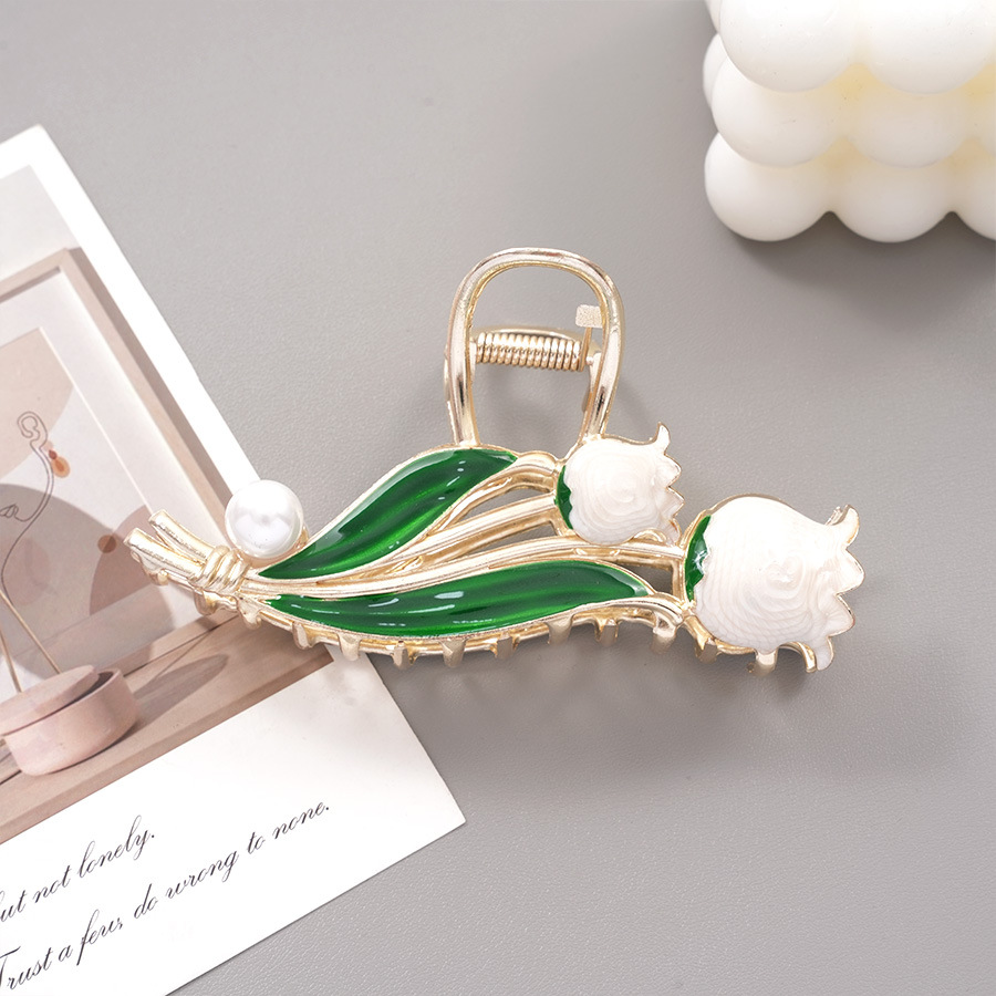 IG Style Sweet Women's Tulips Metal Hair Claws display picture 8