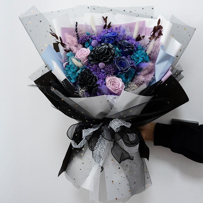 Yunnan Yongsheng ramo de flores al por mayor Rosa creativa flor seca chino Día de San Valentín regalo para novia madre