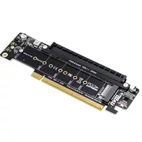 PCIE4.0 channel split expansion conversion card 8+4+4Hyper Ultra Quad Vroc M.2 NVMe