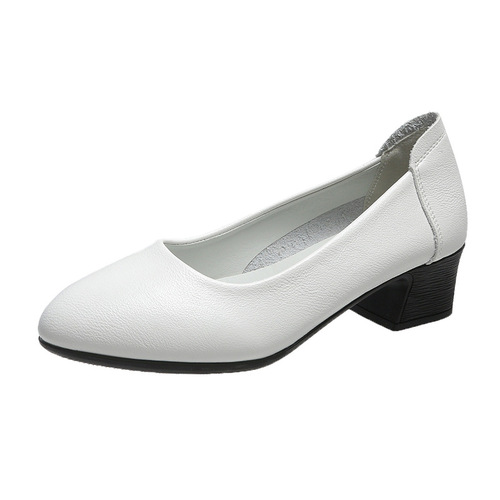  Spring and Summer New Nurse Shoes Women's Korean Style Flat Non-Slip Work Shoes One-Piece Versatile Lazy Shoes