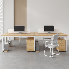 Z1T办公桌职员工位现代简约屏风卡座办公室双人4四人6人办公桌椅