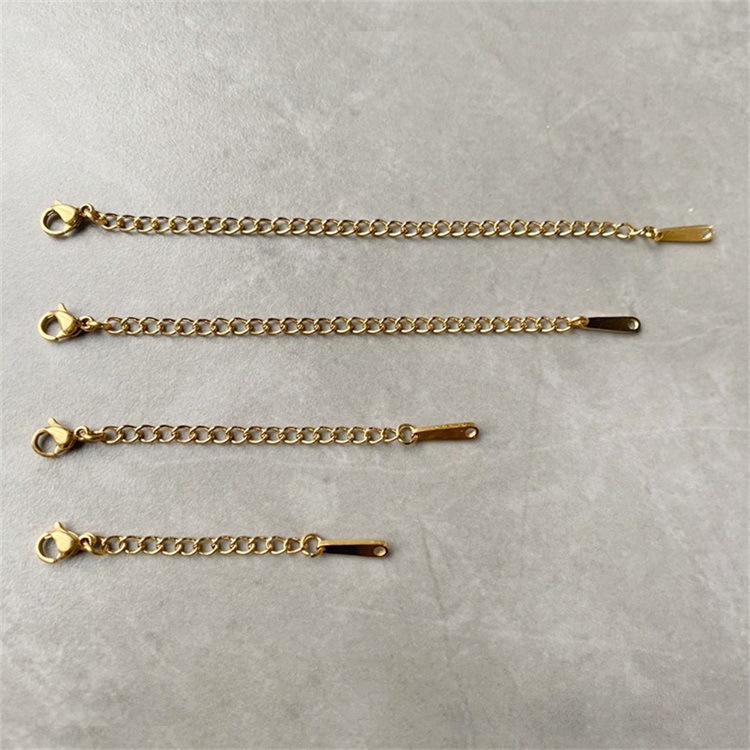 1 Piece Stainless Steel Plating Polished Extension Chain display picture 1