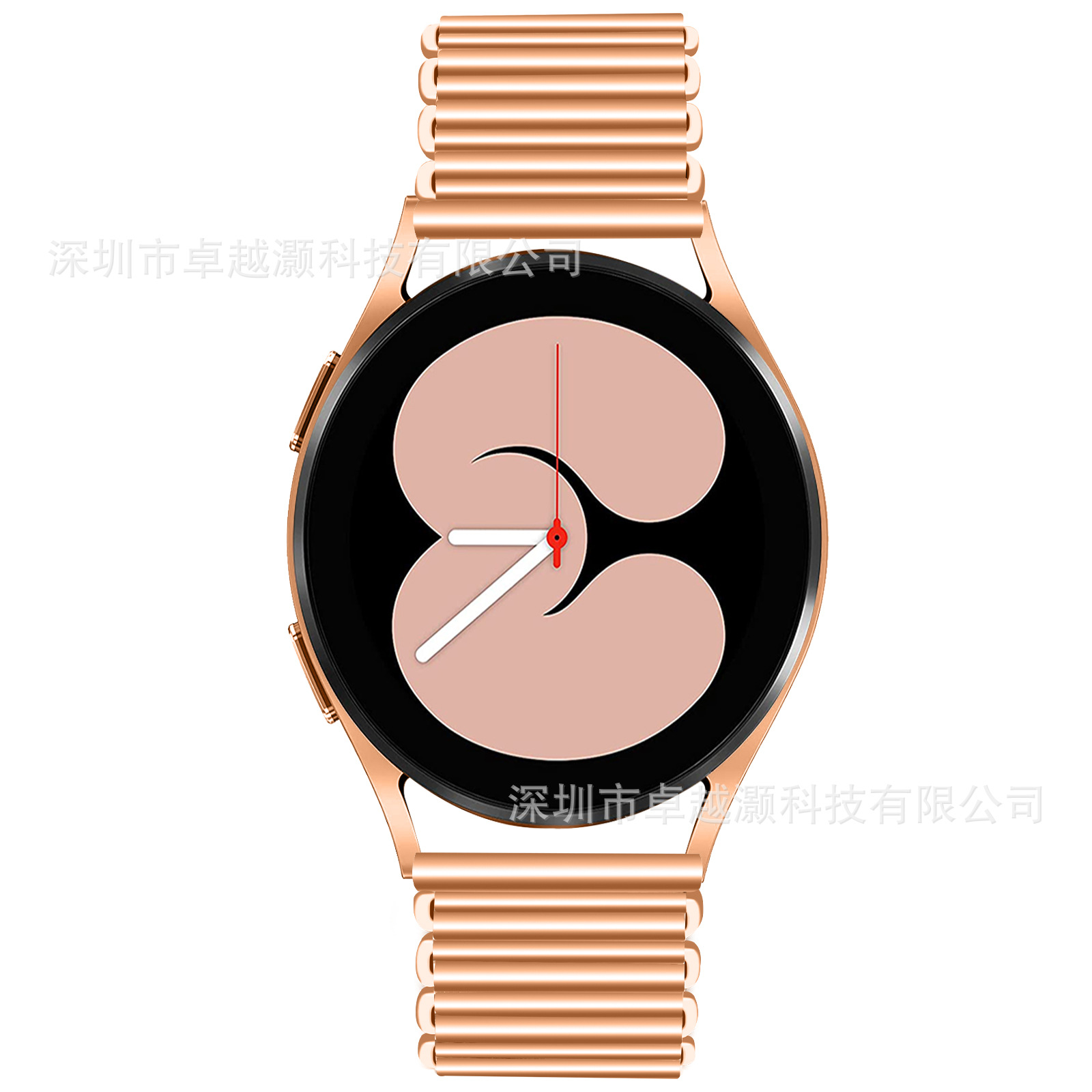 Adecuado para Huami/Huawei/Samsung Galaxy 6/7 Alpine Loop, correa de reloj de acero inoxidable de 20MM con hebilla de resorte.