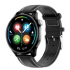 02 black leather strap (magnetic charging)