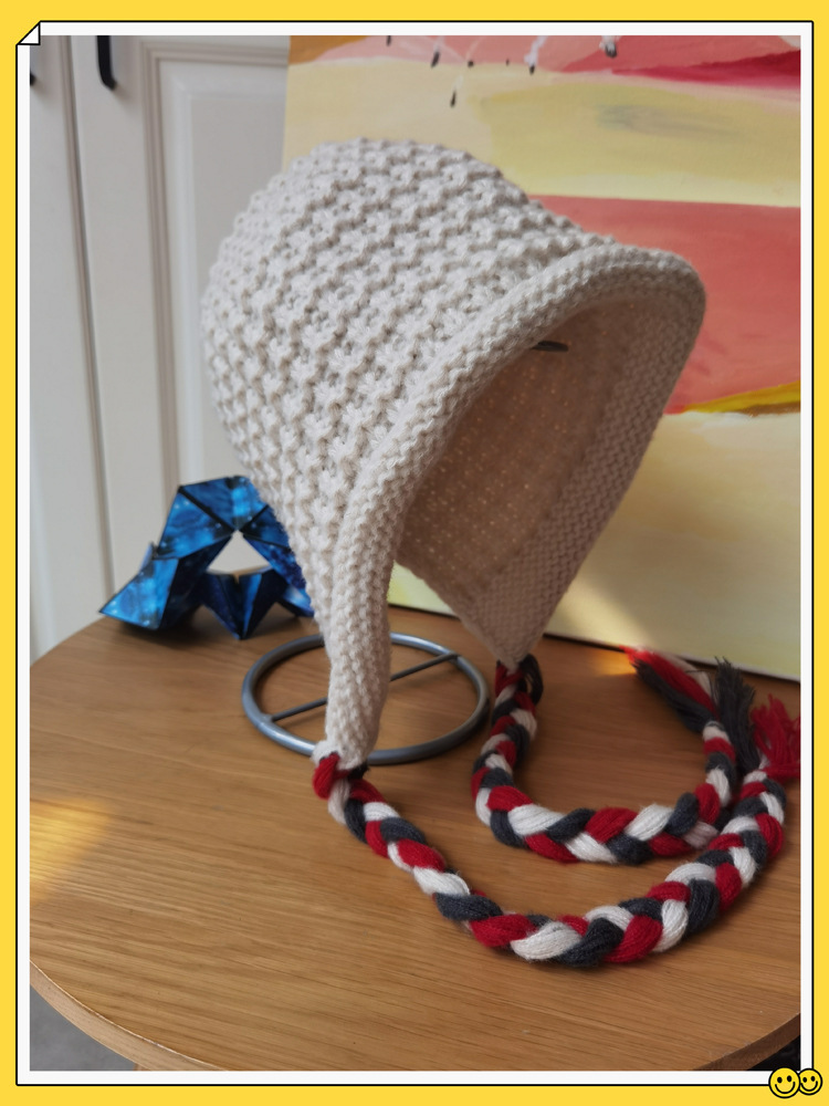 Tricoté pour femme en automne hiver, avec un petit visage, un style ethnique, un bonnet en tricot chaud et un chapeau Lei Feng_voghion.com