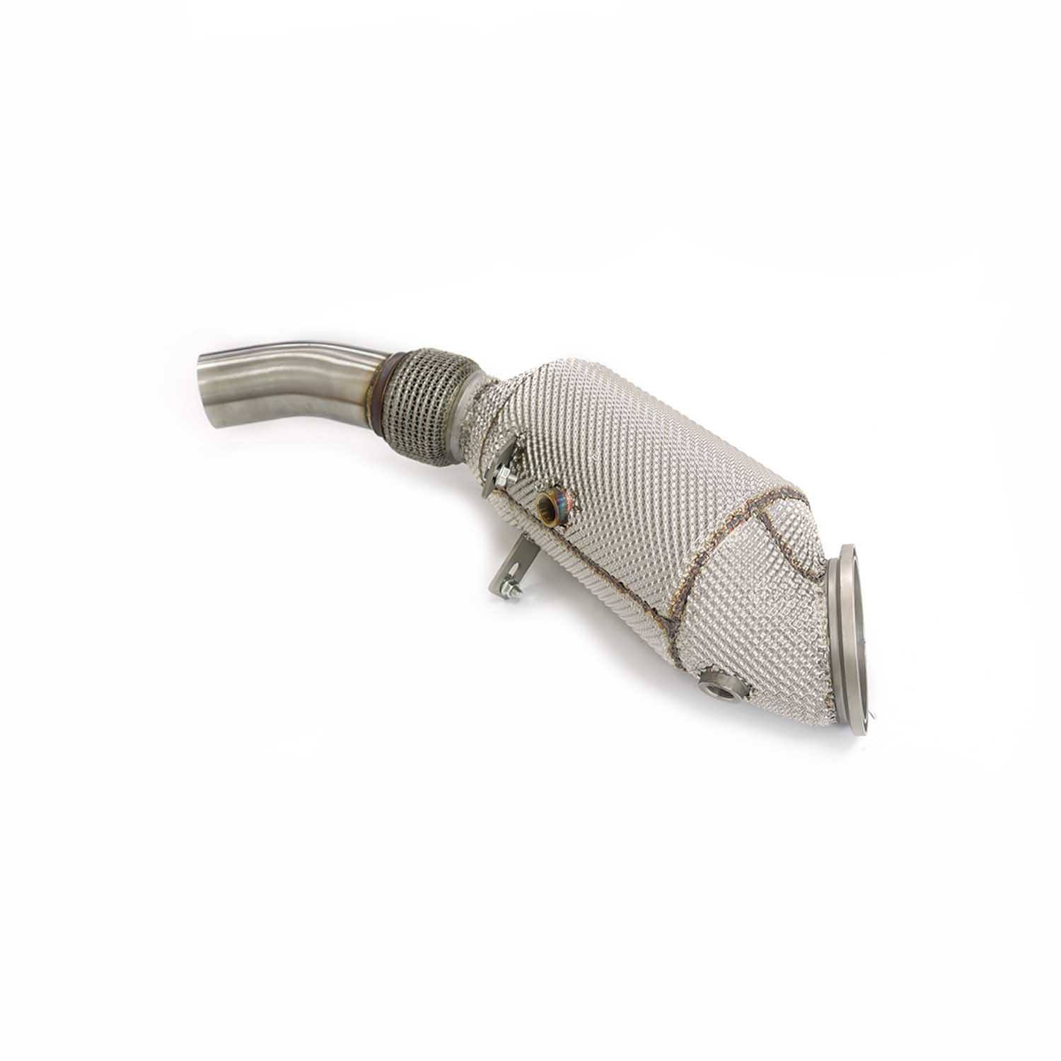 Suitable for BMW 118i F20 B38 1.5T stainless steel exhaust system downpipe, with heat shield