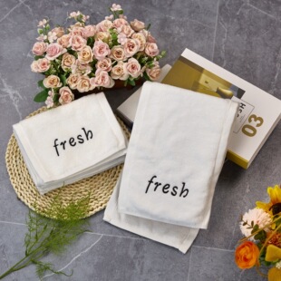 Hotel Towels Hotel Bath Towels Flat Weaving Embroidered Cotton Beauty Salon Towels Homestay Cotton Hilton Hotel Bath Towels