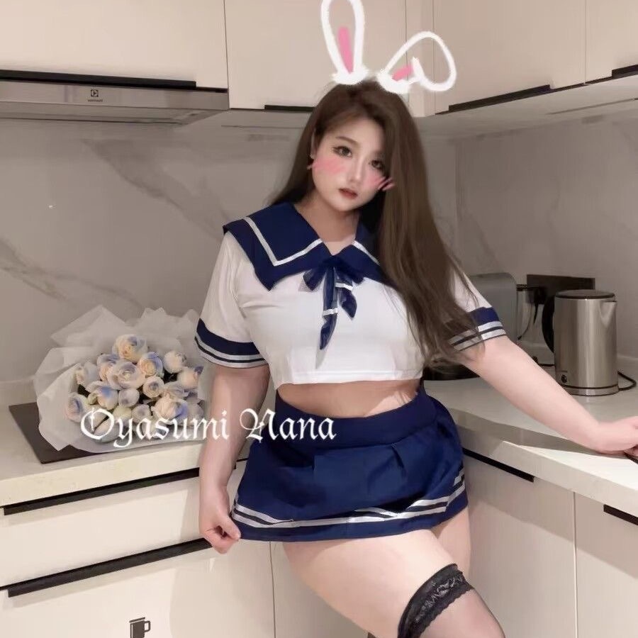 plus size sexy lingerie sexy campus jk uniform slightly fat pajamas temptation pure desire sailor suit sexy hot girl temptation