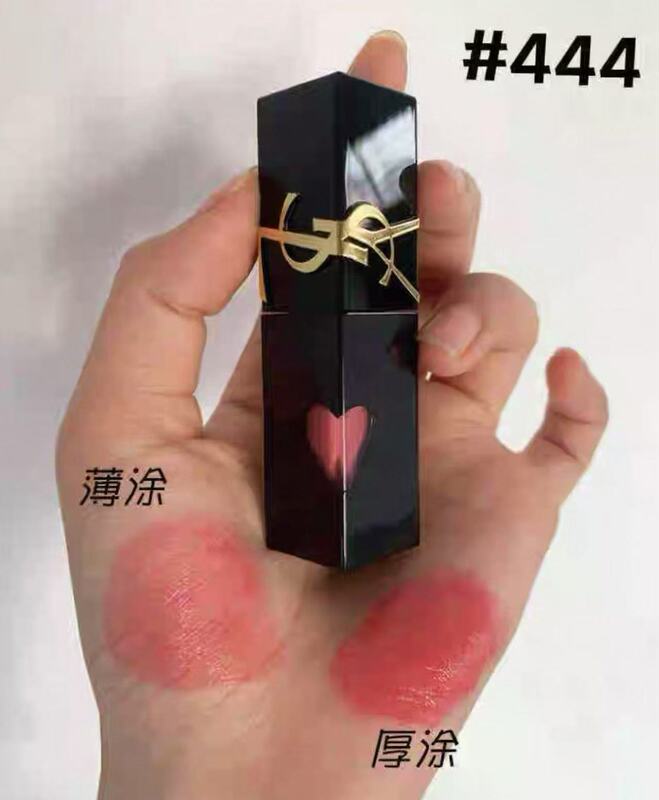 【正品】法国圣罗爱心浮雕黑管丝绒哑光大牌镜面唇釉416.610.216|undefined