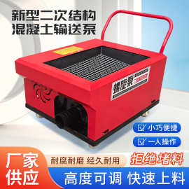 混凝土砂浆水泥上料机小型浇筑机地泵移动软管螺旋式混凝土输送泵