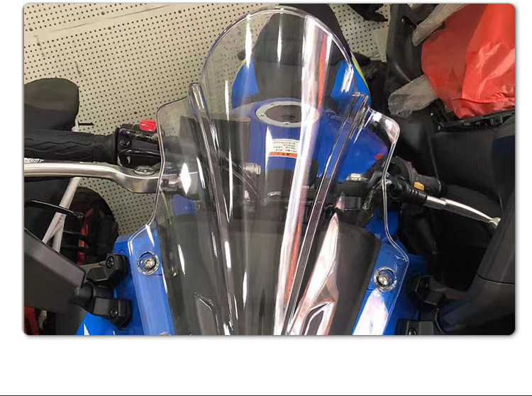 Suitable for Suzuki Gsx250/R Heightened Windshield Modification, Track Version Competitive Thickened Windshield, Gsx250R Modification